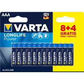 VARTA Батарейка LONGLIFE POWER лужна AAA блістер, 12 шт.
