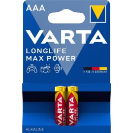 VARTA Батарейка LONGLIFE MAX POWER лужна AAA блістер, 2 шт.
