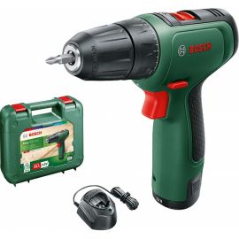 Bosch Шуруповерт-дриль EasyDrill 1200, 12В, 1х1.5Ач, 30Нм, 400/1500 об/хв, ЗП, 0.94кг, кейс