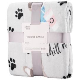ARDESTO Плед Flannel, 160х200 см, 100% поліестер, бульдоги