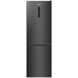 Gorenje Холодильник NRK619EABXL4 з нижн. мороз. камерою, 185х60х60см, 2 дв., Х- 204л, М- 96л, A+, NoFrost Plus, Fresh zone, чорний