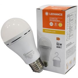 LEDVANCE Лампа LED E27 8Вт 806Лм 2700К A60 акумуляторна