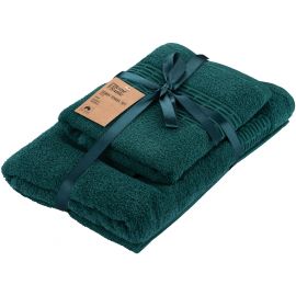 ARDESTO Набір рушників махрових Lotus 2 шт., 50х90см, 70х140см, 100% бавовна, смарагд