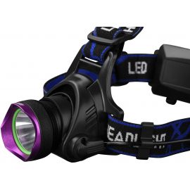 2E Ліхтар налобний акумуляторний HLBL1818 T6, Micro-USB, 1800мА•год, 230лм, 3 функції освітлення