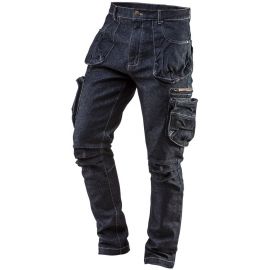 Neo Tools Штани робочі DENIM, 5 кишень[Штани робочі Denim, розмір L (52), 410 г/м2, темно-сині]