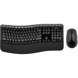 Microsoft Комплект Comfort Desktop 5050 125key, WL, EN/UKR/RU, Чорний