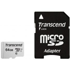 Transcend Карта пам'яті microSD 64GB C10 UHS-I U1 High Endurance (85TB)