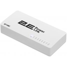 2E Комутатор PowerLink SF108C 8xFE, некерований, десктоп
