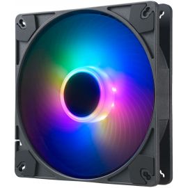 SilverStone Корпусний вентилятор Air Penetrator AP140I-ARGB 140мм, 500-2000rpm, 4 PinPWM, 3pin +5VARGB, 14.9-41.3dBa, чорний