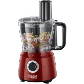 Russell Hobbs Кухонна машина Desire 600Вт, чаша-пластик, корпус-пластик, насадок-9, червоний