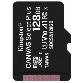 Kingston Карта пам'яті microSD 128GB C10 UHS-I R100MB/s