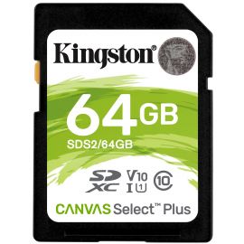 Kingston Карта пам'яті SD 64GB C10 UHS-I R100MB/s