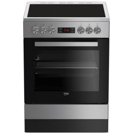 Beko Плита електрична склокерамічна, 66л, 60x60см, дисплей, конвекція, нерж