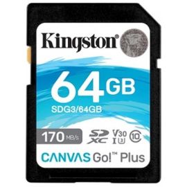 Kingston Карта пам'яті SD 64GB C10 UHS-I U3 R170/W70MB/s