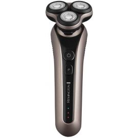 Remington Бритва електр. роторна Limitless X7, 5Вт, бритв.головок-3, Li-Ion, сух.+волог., тример, чорно-золотий