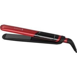 Remington Випрямляч Silk Straightener, 300Вт, 150-235С, дисплей, кейс, кераміка, чорно-червоний