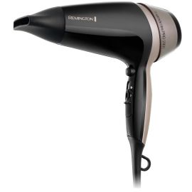 Remington Фен Thermacare Pro, 2100Вт, 3 режими, дифузор,турмалинова іоніз-я, хол. обдув, чорно-коричневий