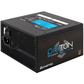 Chieftec Блок живлення Proton (500W), >85%, 80+ Bronze, 120мм, 1xMB 24pin(20+4), 1xCPU 8pin(4+4), 3xMolex, 6xSATA, 2xPCIe 8pin(6+2)