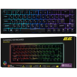 2E Gaming Клавіатура ігрова KG350 RGB 68key USB Black Ukr