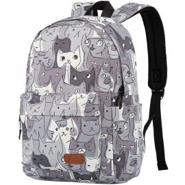 2E Рюкзак, TeensPack Cats, сірий