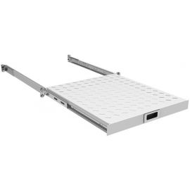 ZPAS Полиця 19", 1U, висувна , глибиною 350-450 мм, сіра