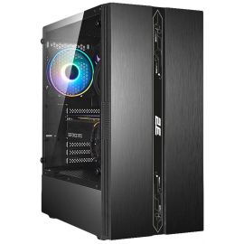 2E Gaming Корпус Runa G2107 без БЖ 1xUSB3.0, 2xUSB2.0, 1x120мм ARGB, VGA 325мм, LCS ready, TG Side Panel, ATX, чорний