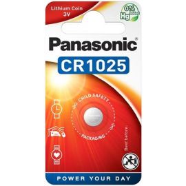 Panasonic Батарейка літієва CR1025 блістер, 1 шт.