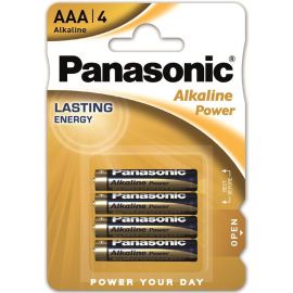 Panasonic Батарейка ALKALINE POWER лужна AAA блістер, 4 шт.