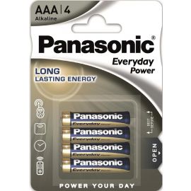 Panasonic Батарейка EVERYDAY POWER лужна AAА блістер, 4 шт.