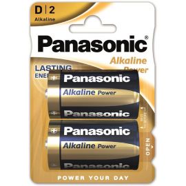 Panasonic Батарейка ALKALINE POWER лужна D(LR20) блістер, 2 шт.