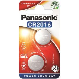 Panasonic Батарейка літієва CR2016 блістер, 2 шт.