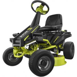 Ryobi Газонокосарка-райдер акумуляторна RY48RM76A 48В акб 1х50А·год 76см 35-115мм до 4000 кв.м фари круїз-контроль 200кг