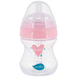 Nuvita Дитяча пляшечка 6011 Mimic Collection 150мл 0+ Антиколікова рожева