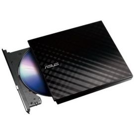 ASUS Привід оптичний портативний SDRW-08D2S-U LITE DVD+-R/RW burner USB2.0 чорний Retail Box Slim