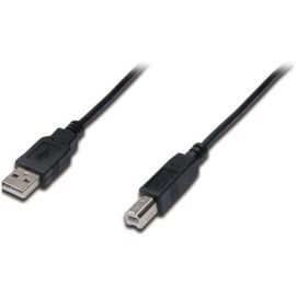 Digitus Кабель USB-A > USB-B синхронізації, 1.8м, чорний