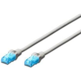 Digitus CCA CAT 5e UTP[Патч-корд CAT 5e UTP, 0.5м, AWG 26/7, CCA, PVC, сірий]