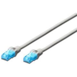 Digitus Патч-корд CAT 5e UTP, 2м, AWG 26/7, CCA, PVC, сірий