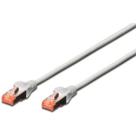 Digitus Патч-корд CAT 6 S-FTP, 0.5м, AWG 27/7, LSZH, сірий