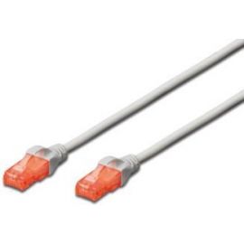 Digitus CCA CAT 6 UTP[Патч-корд CAT 6 UTP, 5м, AWG 26/7, CCA, PVC, сіри]