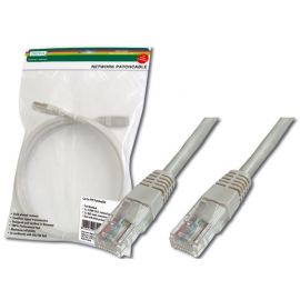 Digitus Патч-корд САТ 5e UTP, 1м, AWG 26/7, Cu, PVC, сірий