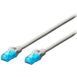 Digitus Патч-корд CAT 5e UTP, 0.5м, AWG 26/7, CCA, PVC, білий