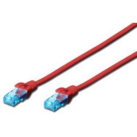 Digitus CCA CAT 5e UTP[Патч-корд CAT 5e UTP, 5м, AWG 26/7, CCA, PVC, червоний]