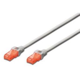 Digitus CCA CAT 6 UTP[Патч-корд CAT 6 UTP, 1м, AWG 26/7, CCA, PVC, сірий]