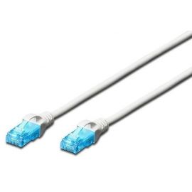 Digitus Патч-корд CAT 5e UTP, 15м, AWG 26/7, CCA, PVC, сірий