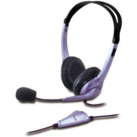 Genius Гарнітура ПК стерео HS-04S, 2х mini-jack, 2м, фіолетовий