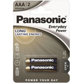 Panasonic Батарейка EVERYDAY POWER лужна AAА блістер, 2 шт.