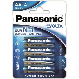 Panasonic Батарейка EVOLTA лужна AA блістер, 4 шт.