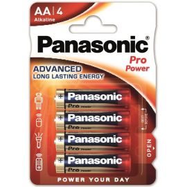 Panasonic Батарейка PRO POWER лужна AA блістер, 4 шт.