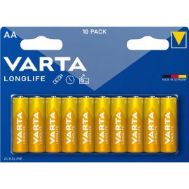 VARTA Батарейка LONGLIFE лужна AA блістер, 10 шт.