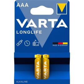 VARTA Батарейка LONGLIFE AAA BLI 2 ALKALINE